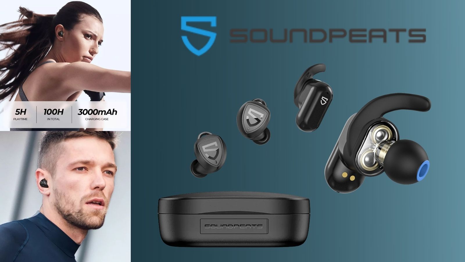 אוזניות ספורט איכותיות ללא פשרות  SondPEATS  - תכניסו קצב לאימונים שלכם